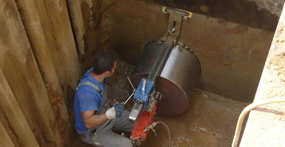 Wir führen Kernbohrungen bis zu einem Durchmesser von max. 1,00 m durch.